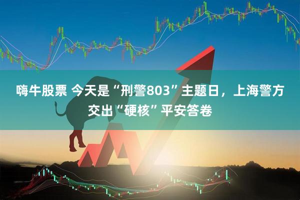 嗨牛股票 今天是“刑警803”主题日，上海警方交出“硬核”平安答卷