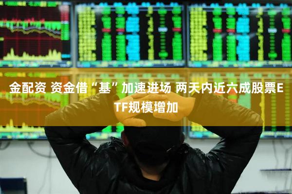金配资 资金借“基”加速进场 两天内近六成股票ETF规模增加